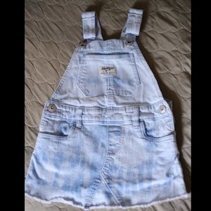 Osh Kosh denim jumper 2T (skirt overall)
